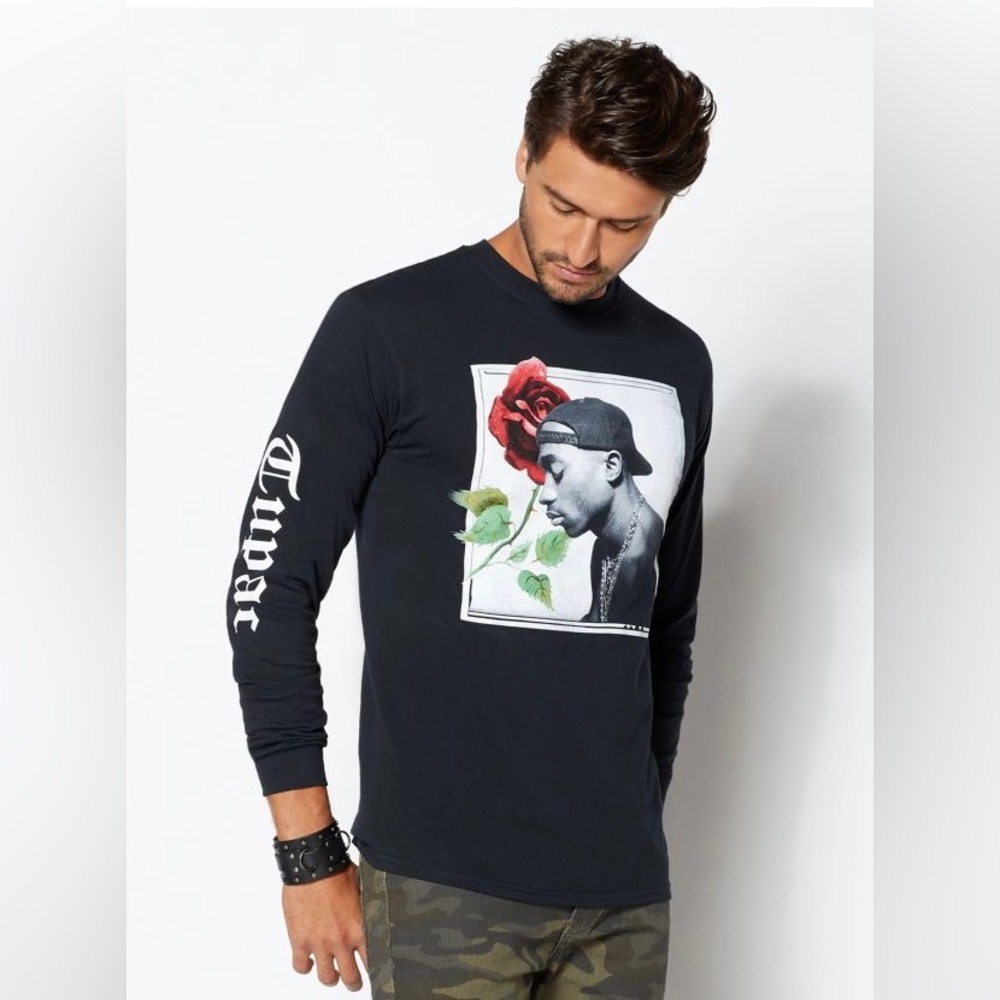 Specer’s Tupac Shakur Long Sleeve T-Shirt - Picture 2 of 6